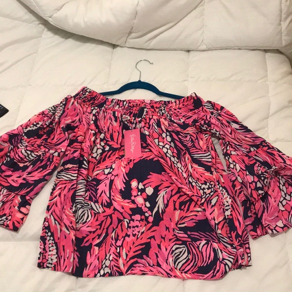 NWT Lilly Pulitzer Tobyn Top - Picture 1 of 4